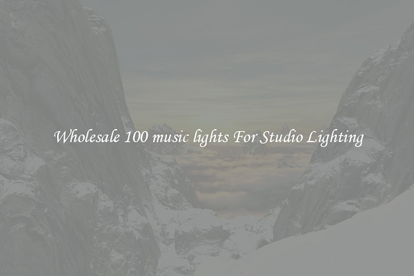 Wholesale 100 music lights For Studio Lighting
