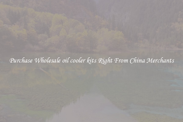 Purchase Wholesale oil cooler kits Right From China Merchants