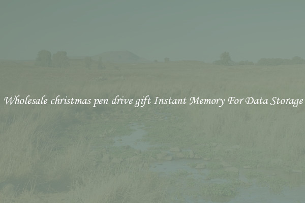 Wholesale christmas pen drive gift Instant Memory For Data Storage