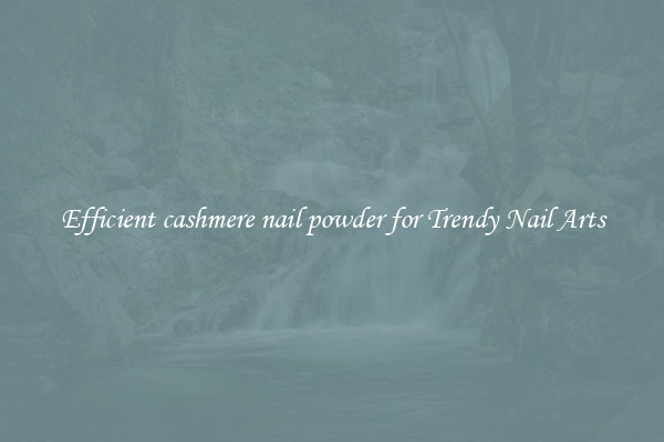 Efficient cashmere nail powder for Trendy Nail Arts
