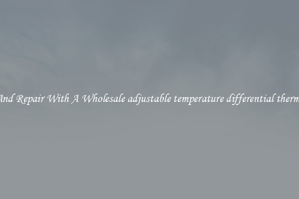 Fix And Repair With A Wholesale adjustable temperature differential thermostat