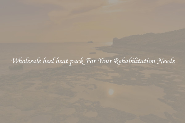 Wholesale heel heat pack For Your Rehabilitation Needs