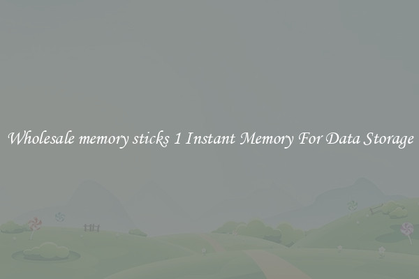Wholesale memory sticks 1 Instant Memory For Data Storage